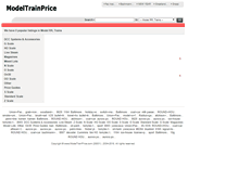 Tablet Screenshot of modeltrainprice.com